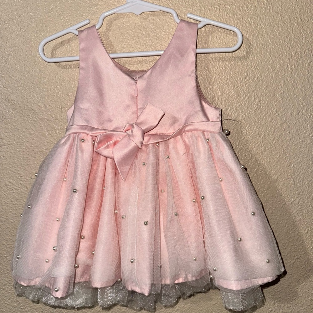 American Princess Pink Sleeveless V-neck Sundress